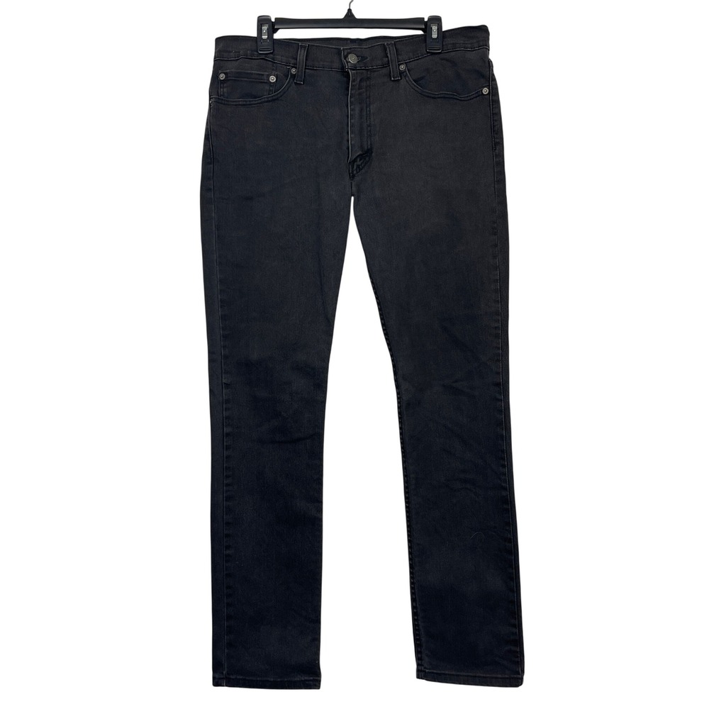 Levis 511 Slim Fit 34x32 (Actual 31) Stretch‎ Black Wash Jeans Denim Jeans
